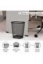 Primary Metal Waste Bin 12l 21x26x28cm - Black - 4