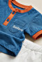 Summer Baby Boy 2-Piece Set with Front Snap Fasteners - Top and Bottom - 3