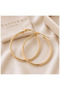 Women's Aurelıa Gold Color Hoop Earrings Elegant Stylish and Complementing Design - 2