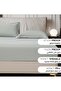 Bedding Fitted Sheet - Fits 120x200 Cm For Twin Bed 2 Pcs (1 Fitted Sheet and 1 Pillowcase) - 30 Cm Deep Pocket - Solid Bed Sheet - 4