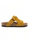 Women's Mc220 Genuine Suede Leather Tasseled Orthopedic Cork Sole Slippers