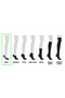 4 Seasons 12-Pack Men's Bamboo Ballerina Socks 40-44 Non-Slip Silicone Breathable Thin Ballerina Socks - 3