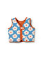 Blue Daisy Patterned Children's Swimming Vest