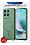 Motorola Moto G67 Power 5G 2025 SilkTouch Premium Matte Silicone Protective with Thin Magsafe Case Cover