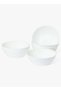 Set of 6 White Opal Glass Cereal and Soup Bowl, Dishwasher & Microwave Safe Round Bowls for Cereal, Soup, Salad and Rice