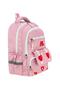 Primary School Girl's Bag Set of 3 Heart Pattern 40*30 cm Lunch Box Pencil Case Orthopedic - 3