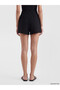 Vizyon New Season Elastic Waist Textured Women's Shorts - 4