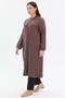 Hakim Collar Stripe Buttoned Long Shirt - 5