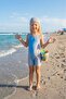 Girl's Swimsuit Set with Shorts, Swimmer Model, Two-Piece Set with Bonnet - 2