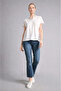 100% Cotton Regular Fit Polo Collar Flared Short Sleeve T-Shirt H1175Ax26Hs - 2