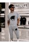 Unisex Wide-Let T-Shirt and Trackpants Tiger Printed Set