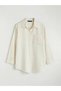 Linen Blend Women's Shirt Tunic (S6) - 5