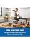 12 Piece Stainless Steel Cookware Set - 5 Ply Casseroles and Fry Pan - Durable Induction Compatible Pots and Pans with Lids for Everyday Cooking - 7