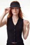 Foldable Straw Visor Hat