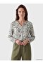 Tie-Neck Floral Blouse (S6)