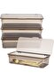 1PC Flatware Trays,Lids,Drainers,Plastic Utensil Organizers,Dustproof Silverware Storage Containers,10.4x4.3x2.5'',for Kitchen Drawers