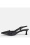 Large Size Women's Stiletto 41-42-43-44-Black Skin - 7