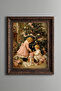 Children and Christmas Gifts – Vintage Patterned Painting – Thick Model