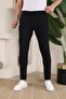 Men's Slim Fit Tongue Fabric Trousers