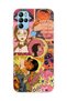General Mobile Gm 21 Pro Compatible Pop Art Drawing Collage Patterned Transparent Phone Case