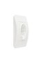 Jazz grounded single socket matte white - 4