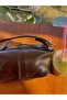 Brown Hand and Shoulder Bag with Lock Detail and Adjustable Strap (Marteniçka Bracelet Is a Gift!) !)) - 3