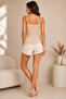 Women's Basic Undershirt with Lace Detail & String Straps - 95% Cotton, Flexible for Daily Use - 4