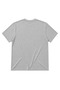 Men's Plus Size Melange Grey Crew Neck Short Sleeve Brooklyn T-Shirt 3Xl-4Xl-5Xl-6Xl - 5