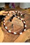 Moonstone and Starstone Design Necklace - 2