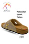 Troklu Women's Slippers - Comfortable and Flexible Sole Women's Slippers with Buckle Troklu Beige - 7