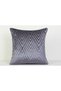 Gray Geometric Chenille Throw Pillow Cover Modern Decorative Soft Textured