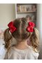 Girl's Knitted Snap Bow Buckle