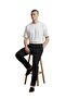 Men's Elastic Waist Tapered Leg Muslin Trousers - 4