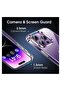 ELTERAZONE Clear Transparent Cover Compatible with iPhone 15 Pro Case Anti-Yellowing Military, Ultra-Thin - 5
