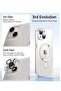 Magnetic Clear Case for iPhone 14 Plus - Shockproof, Anti-Scratch, with Camera Lens Protector and Mag-Safe Compatibility - 3