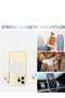 Compatible with Magsafe for iPhone 14 Pro Max Clear Case 2022, Magnetic Crystal Transparent Cover Shockproof - 2