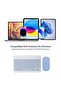 Ultra-Slim Bluetooth Keyboard & Mouse Combo Rechargeable Portable Wireless Keyboard Mouse Set for Tablet iPhone iPad Computer PC Laptop- - 3