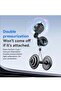 Semiconductor Cooling 15W Magnetic Wireless Charging Car Holder – Dual Ambient Lighting, Vacuum Nano Suction Cup, Flexible Aluminum Bracket (Black) - 6
