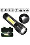 Rechargeable Mini Torch Portable Flashlight – Ultra-Bright Handheld Pocket Light with COB Side Lantern - 3