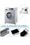 Washing Machine Stand with Wheels Adjustable Roller Base Mobile Roller Refrigerator Base Moving Cart for Dryer Fridge Furniture - 2