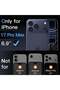 iPhone 17 Pro Max Camera Lens Protector 9H Tempered Glass Full Coverage For iPhone 17 Pro Max Anti-Scratch Drop Protection Metal Plate Protector For iPhone 17 Pro Max 6.9-inch - 2
