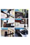 New 360° Rearview Mirror Phone Holder for Car Multifunctional Mount Phone and GPS Holder (Green) - 5