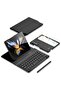 Samsung Galaxy Z Fold 4 Case,Screen Protector Keyboard Leather Case Stylus+Pen Slot Phone Office Kit