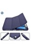 Slim Stand Case for iPad Air 13-Inch M2 (2024) - Navy Blue, Smart Shell - 4