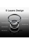 Camera Lens Protector for iPhone 14 Pro 6.1-Inch and iPhone 14 Pro Max 6.7-Inch, 9H Tempered Glass Metal Individual Ring Cover, HD - 2