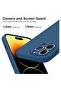Case for iPhone 15 Pro Max, Classic Liquid Silicone Shockproof, Durable, Anti-Drop, Full Protection cover (15 Pro Max, Blue) - 5