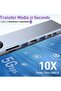 USB C Hub 8-in-1 Docking Station with 4K HDMI, 100W PD, USB 3.0, Ethernet, SD/TF - 2