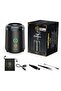 Portable Mini Incense Burner | Rechargeable USB Electric Bakhoor & Oud Diffuser | Arabic Incense Holder Mubkhar for Home, Office, Travel & Car Aromatherapy (Black)