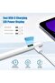 2024 New iPad Pencil with Battery Display, Pen with Magnetic & Tilt-Sensitive Design & Fast Charging for Apple iPad 2018 and Later, White (Just for Apple) - 3