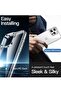 5-in-1 Case for iPhone 16 Pro Max (6.9-Inch) - Includes 2 Tempered Glass Screen Protectors & Camera Lens Protectors, Non-Yellowing Shockproof Bumper Cover - Clear - 4